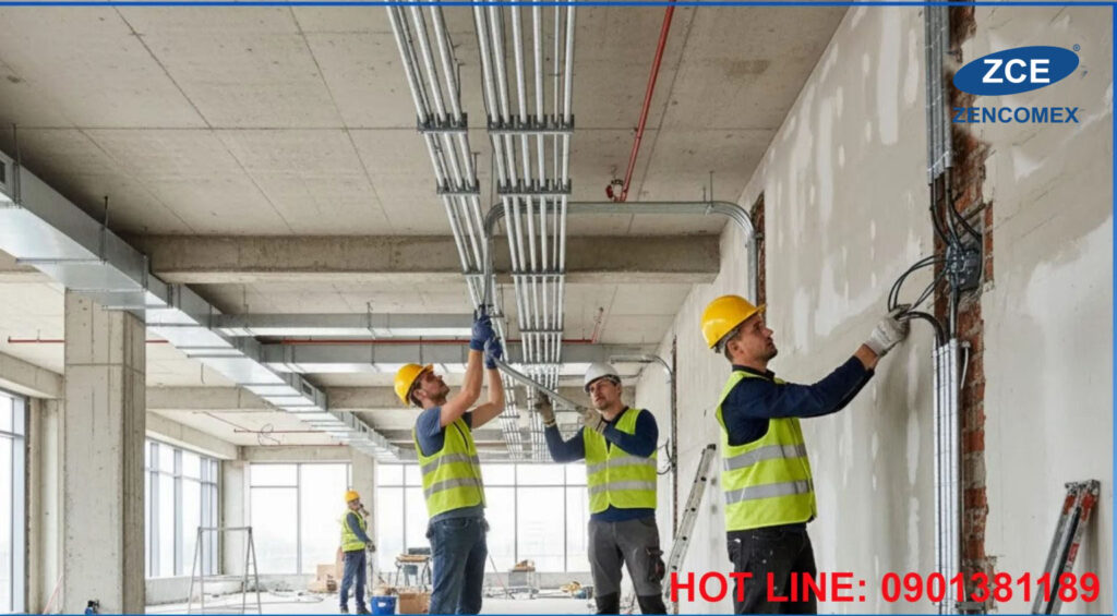 Ống thép luồn dây điện Zencomex