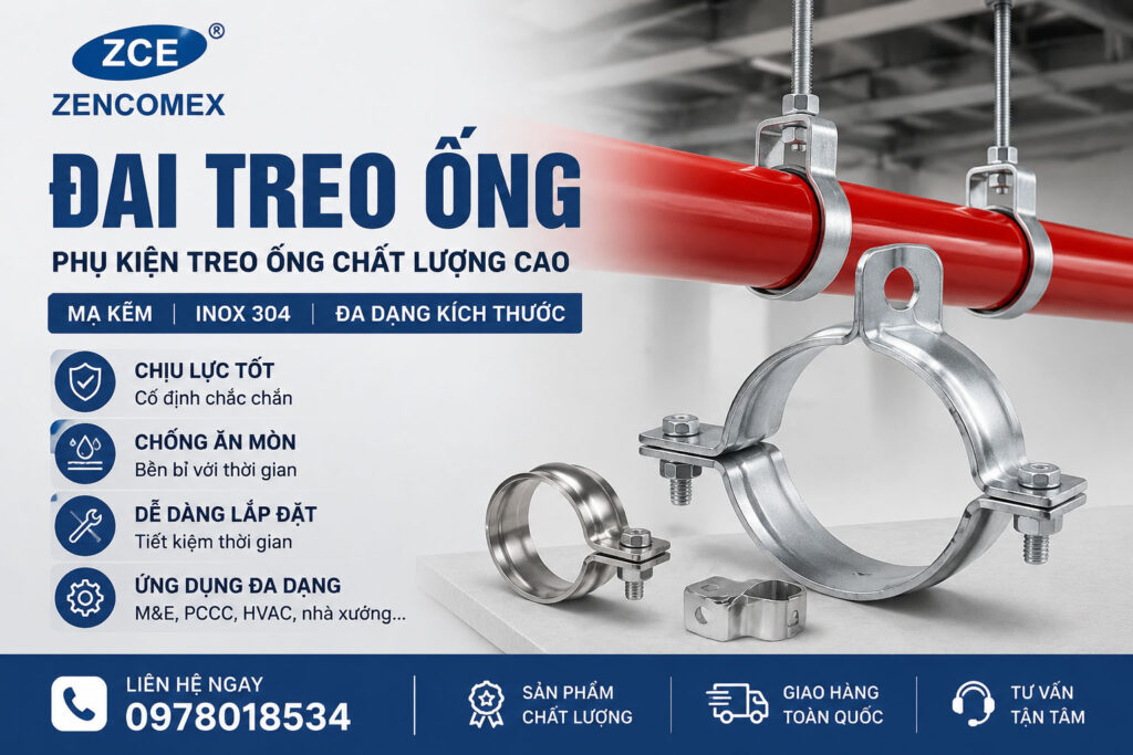 đai treo ống zencomex