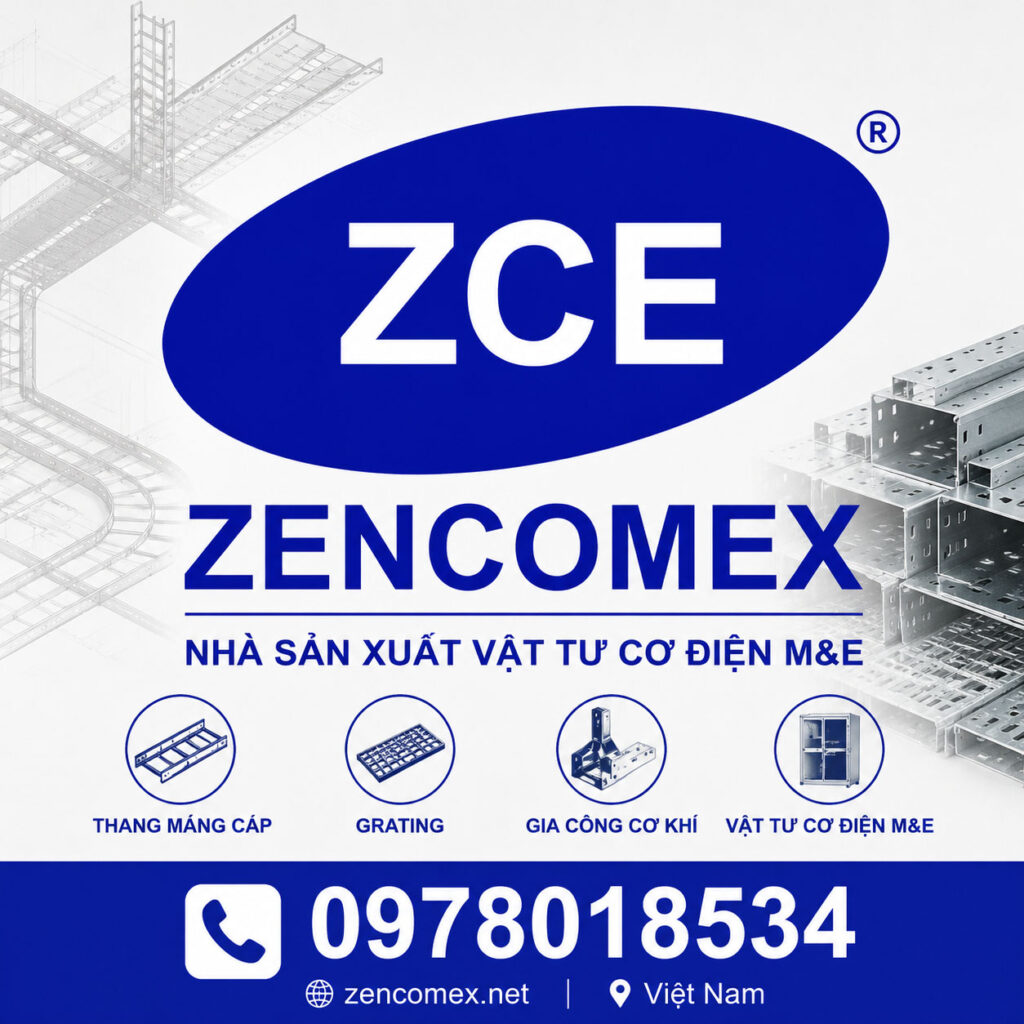ZENCOMEX ZCE nhà máy sản xuất vật tư cơ điện M&E