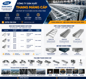 Nhà máy sản xuất thang máng cáp Zencomex