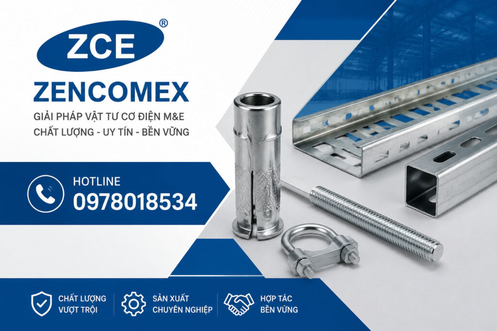 Tắc kê đạn M10 Zencomex dùng trong công trình M&E