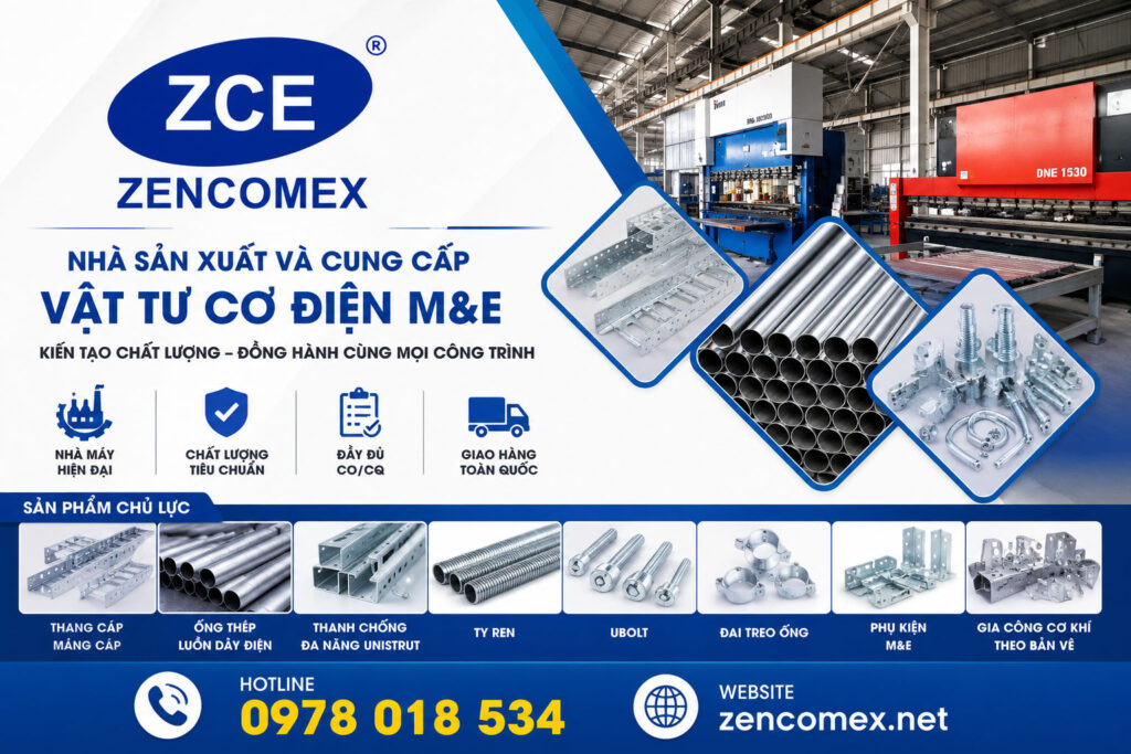 Thang cáp máng cáp ZENCOMEX