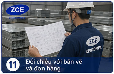 đối chiếu với bản vẽ