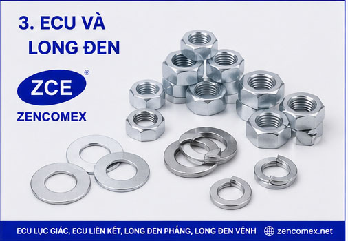 Ecu và long đen sử dụng trong hệ thống M&E